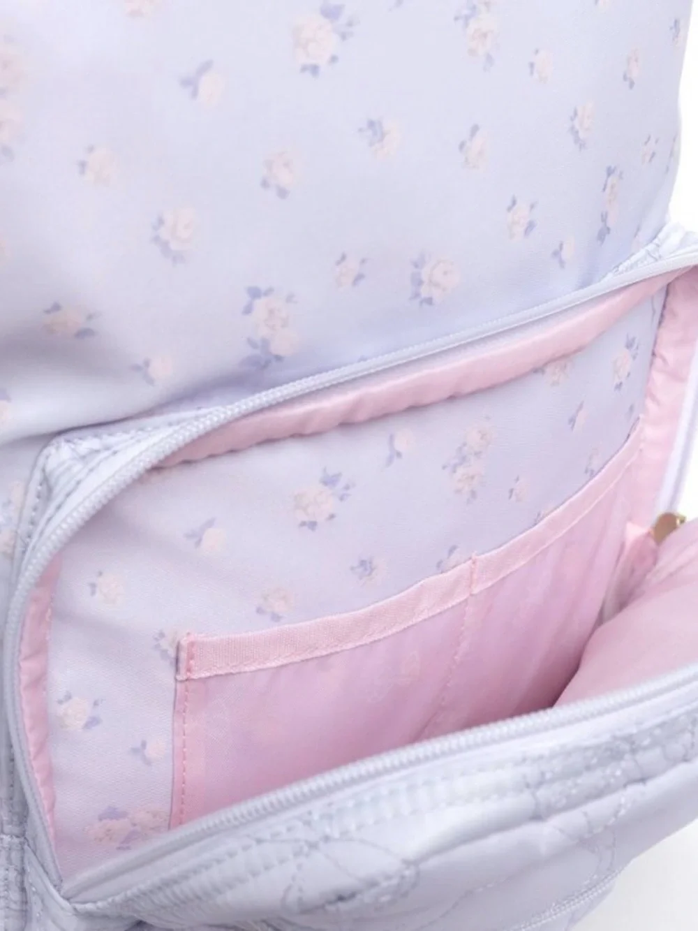 LoveShackFancy x Target - Yoobi Everblooming Rosettes Ditsy Backpack Breezy Blue